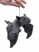 Plüsch Fledermaus Plush bat anthrazit o schwarz 36cm Kuscheltier 
