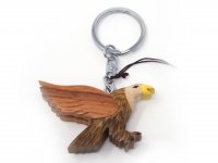 Schlüsselanhänger aus Holz - Adler Flug