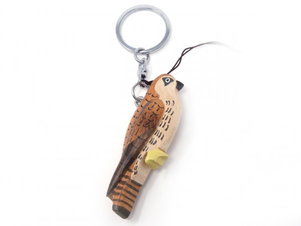 Schlüsselanhänger aus Holz - Falke