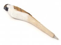Holzkugelschreiber - Sperling, ca. 20cm